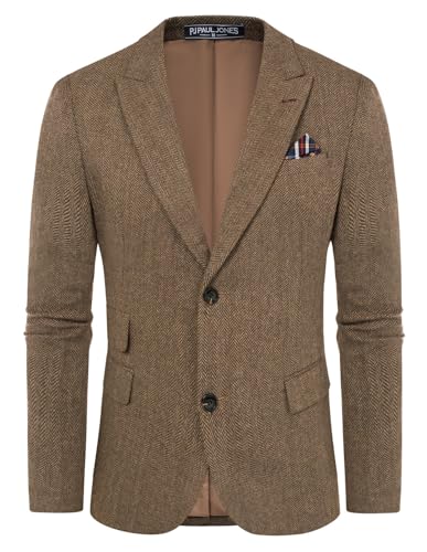 PJ PAUL JONES Giacca da uomo vintage British Blazer con