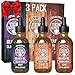 Viking Revolution Beard Oil for Men 3 Pack - Natural Mens Beard Oil Variety Set - Sandalwood, Pine and Cedar, Clary Sage Scents - Beard Conditioning and Moisturizing for a Healthy Beard (3 Pack, 1oz)