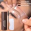 Eyebrow-Stamp-One-Step-Eyebrow-Stamp-Shaping-Kit-Professional-Eyebrow-Stamp-Stencil-Kit-Long-Lasting-Eyebrow-Makeup-Eyebrow-Tools-Powder-Kit-for-Women-Dark-brown Eyebrow Stamp, One Step Eyebrow Stamp Shaping Kit, Professional Eyebrow Stamp Stencil Kit, Long Lasting Eyebrow Makeup Eyebrow Tools Powder Kit for Women… (Dark brown)