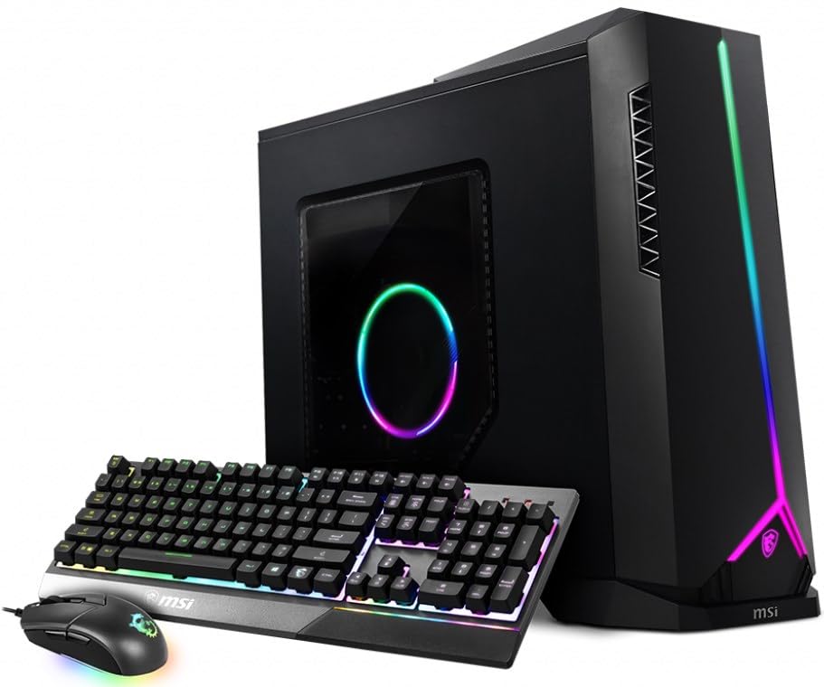 [2024] MSI Aegis SE 12TA-810US (Intel Core i5-12400F, 32GB DDR5 RAM, 1TB NVMe SSD, NVIDIA GeForce RTX 3050, Windows 11) Gaming Desktop PC