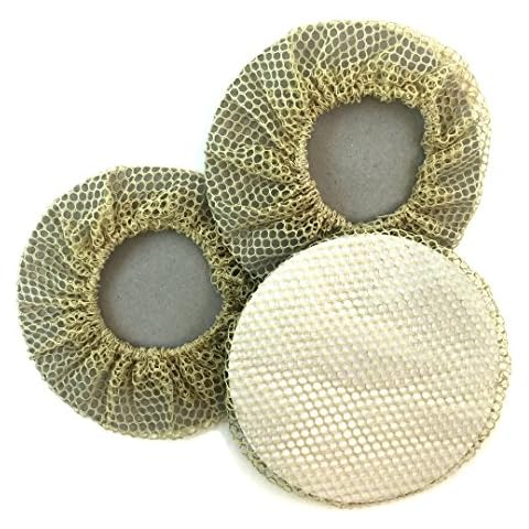BUN Skins Reusable Bun Hair Nets for Dancers (3 Pack) Blonde Cover