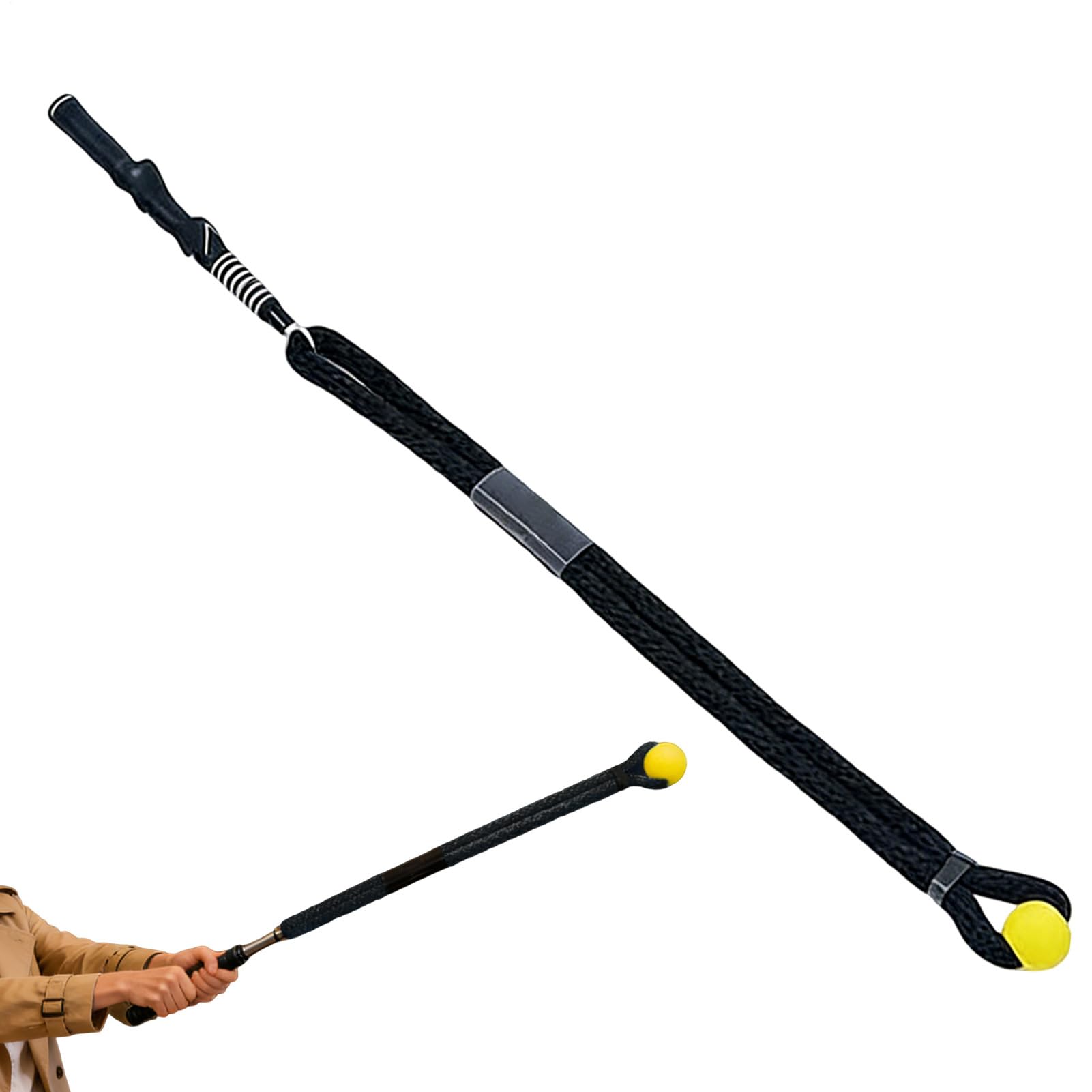Generico Entrenador de swing de golf con cuerda para entrenamiento de ritmo
