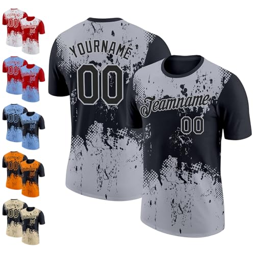 Fanscustom Baseball Tees Men Women Youth Name Number Personalized Fashion Sports T-Shirts Active Uniforms miniatura 1