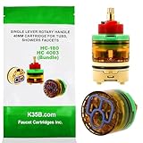 HC 180 / HC 4003 Bundle - HC 180 - Rotary Action Single Lever Tub Shower 40mm Faucet Cartridge includes HC 4003 Balancing Spool
