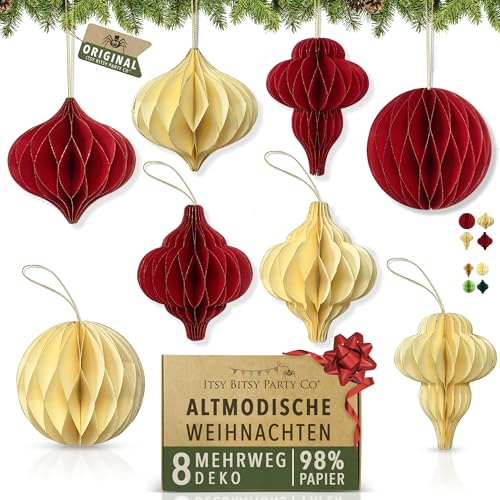 Itsy Bitsy Party Co Premium wiederverwendbare Weihnachtsdekorationen...