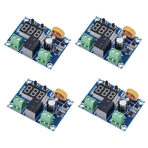 4 Stück XH-M609 Batteriewächter DC 12V-36V Batteriewächter mit...