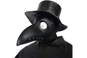Black Plague Doctor Mask: Embody Mysterious Intrigue