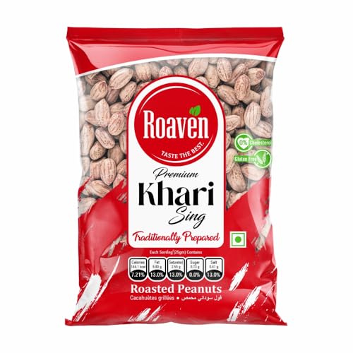 Image of ROAVEN ROASTED PEANUT | KHARI SING | GROUNDNUTS | SALTED SING | Traditionally Prepared | Gluten Free | Rich in Protien | Unpolished (80 GRAMS)
