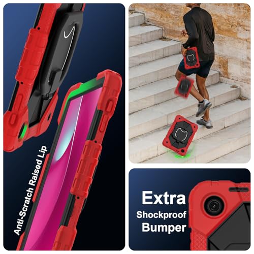 Funda para T-Mobile Rewl Tab 2 2025 anticaídas con correa ergonómica 3