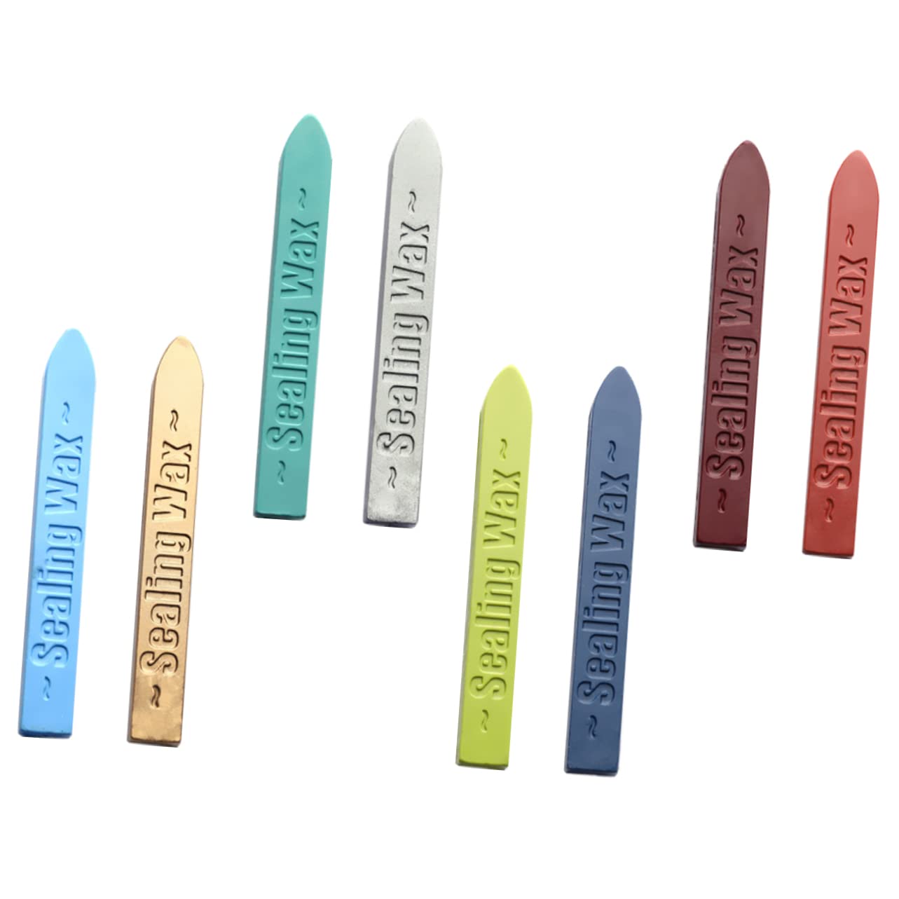 TEHAUX 24pièces Bâtons De Cire à Cacheter avec Mèches Cire De Scellage Antique pour Invitations De Mariage Lettres Et Manuscrits Couleurs Assorties