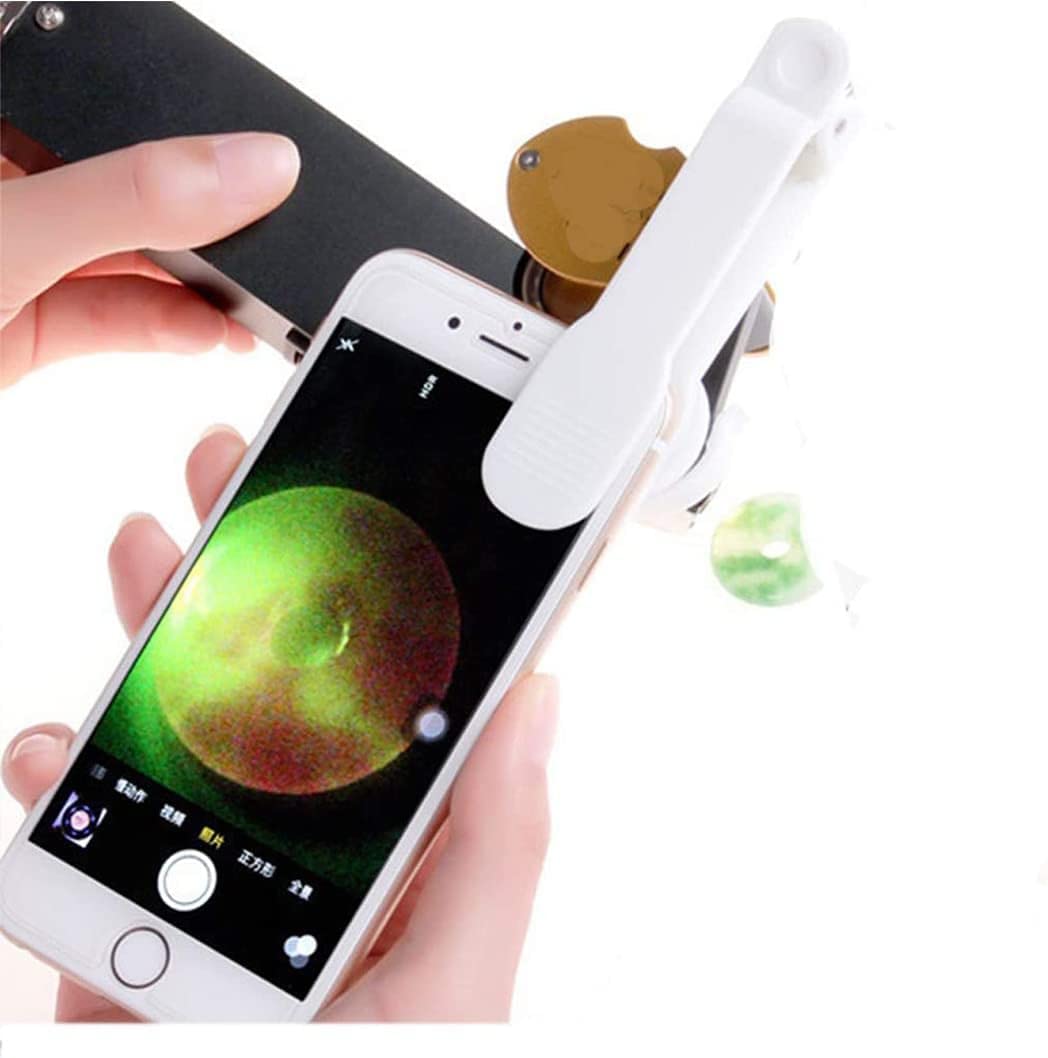 Vergrößerungsglas, 30-fache Mini-Lupe, Faltbare Taschenlupe mit LED und UV-Licht, beleuchtete Juwelierlupe, Lupe zum Löten, Inspektion, Münzen, Schmuck, Explorationsbrillen Safehappy