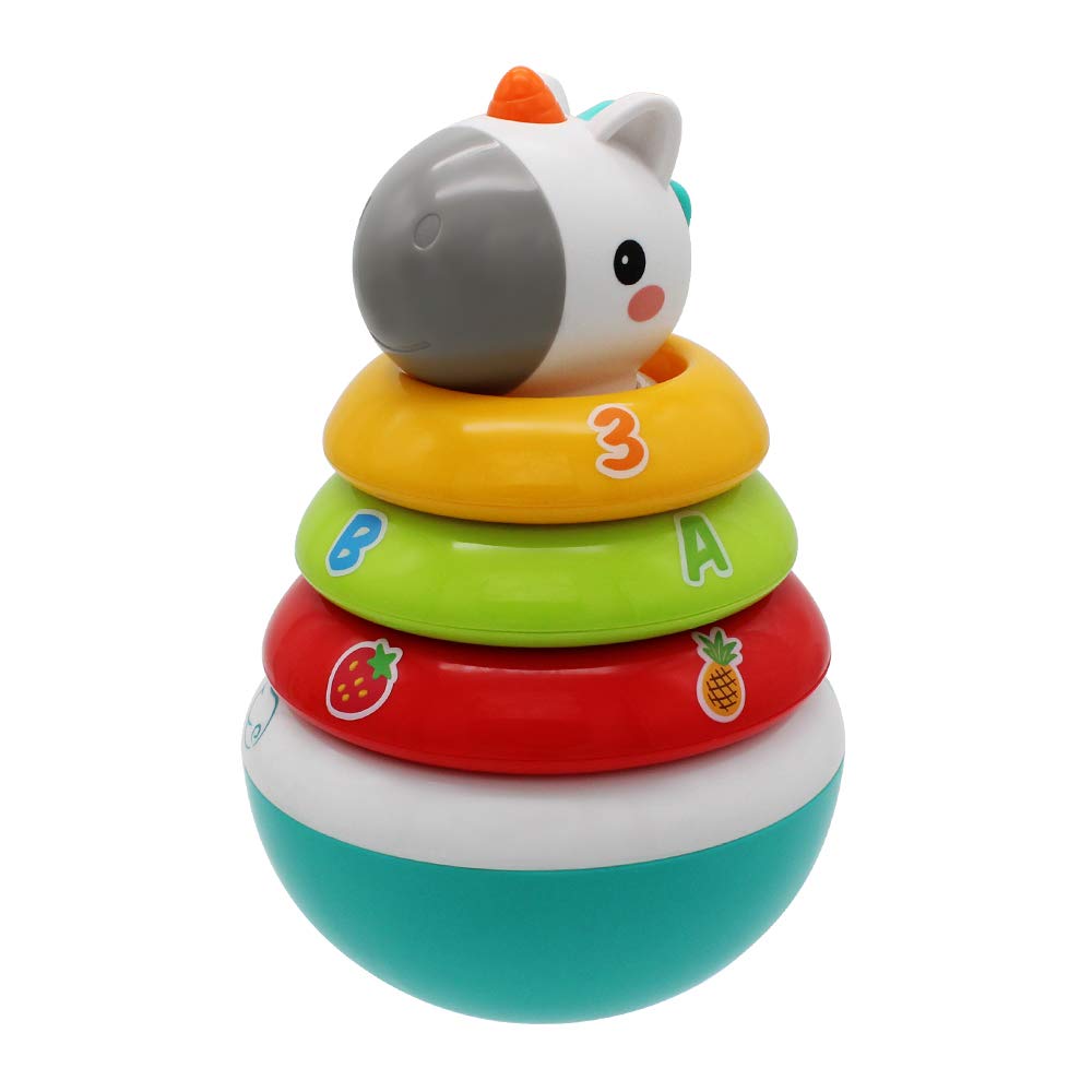 ANIKI TOYS Unicorn Roly-Poly Toy Tumbler Toy for 3 Months Old Baby