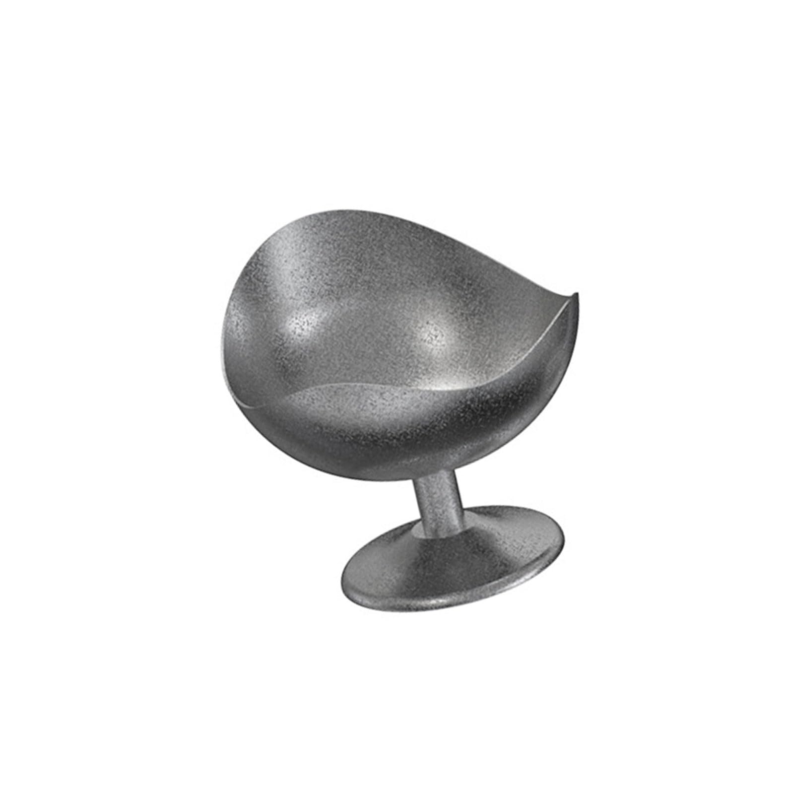 PANGBOER Artistic Textured Stainless Steel Treat Cup Footed Ice Cream Goblet Bowl for Dessert Presentation Party Gatherings Ice Cream Cup