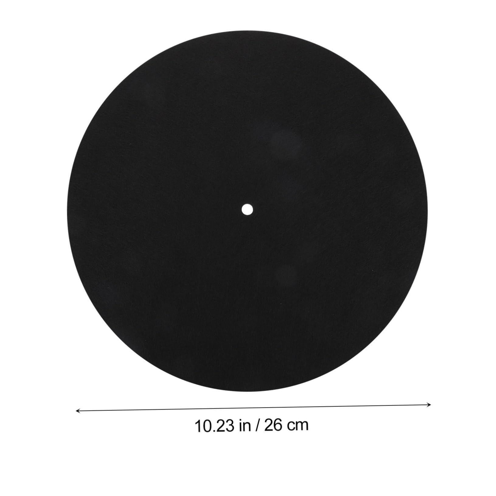 OFFSCH 10'' Felt Record Pad Turntable Mat for Dj Equipment Vinyl Turntable Slipmat Anti-vibration Protective Mat for Record Player Disc