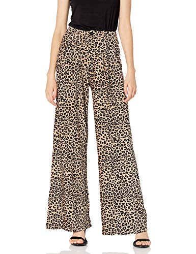 KENDALL + KYLIE Women's High Waisted Flare Pant, Sand, Medium