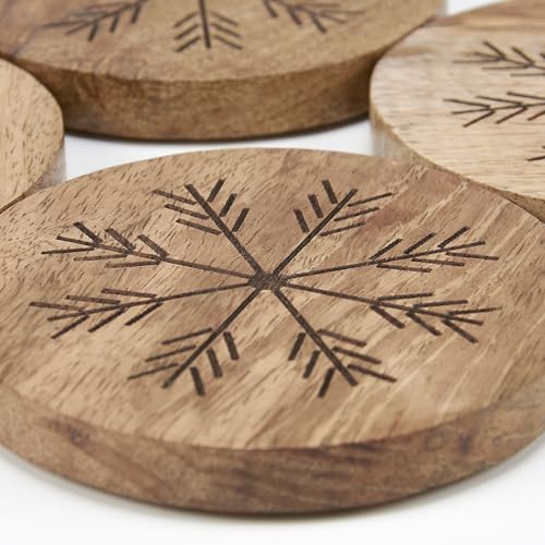 Dessous de verre flocons de neige Primitives by Kathy pour table