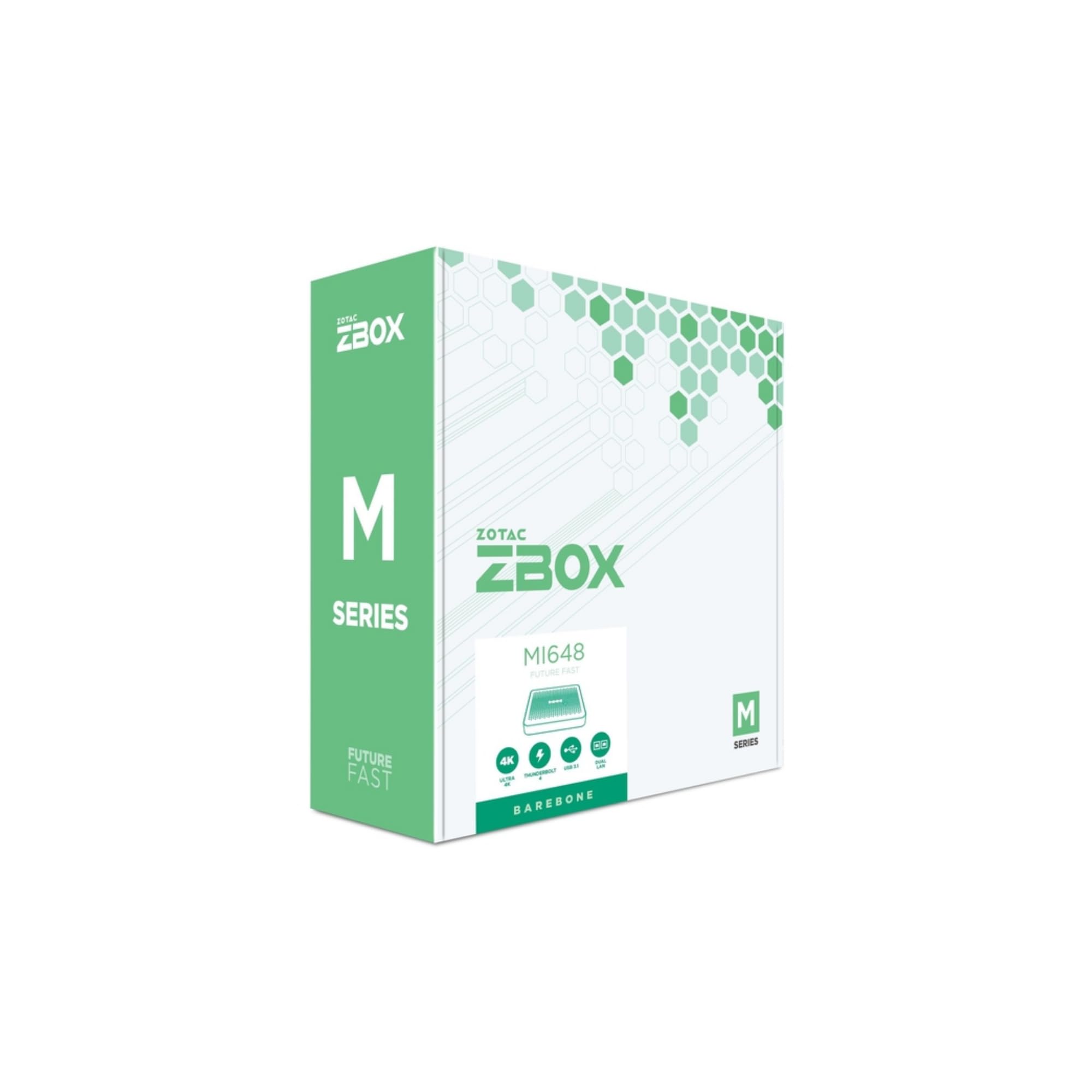 Zotac Zbox M Series Mi648 Edge - Barebone - MinI-Pc - 1 X Core I5 1340p / 1,9 Ghz - Ram 0gb - Intel Iris Xe Grafikkarte - WI-Fi 6, 1gbe, Bluetooth 5,