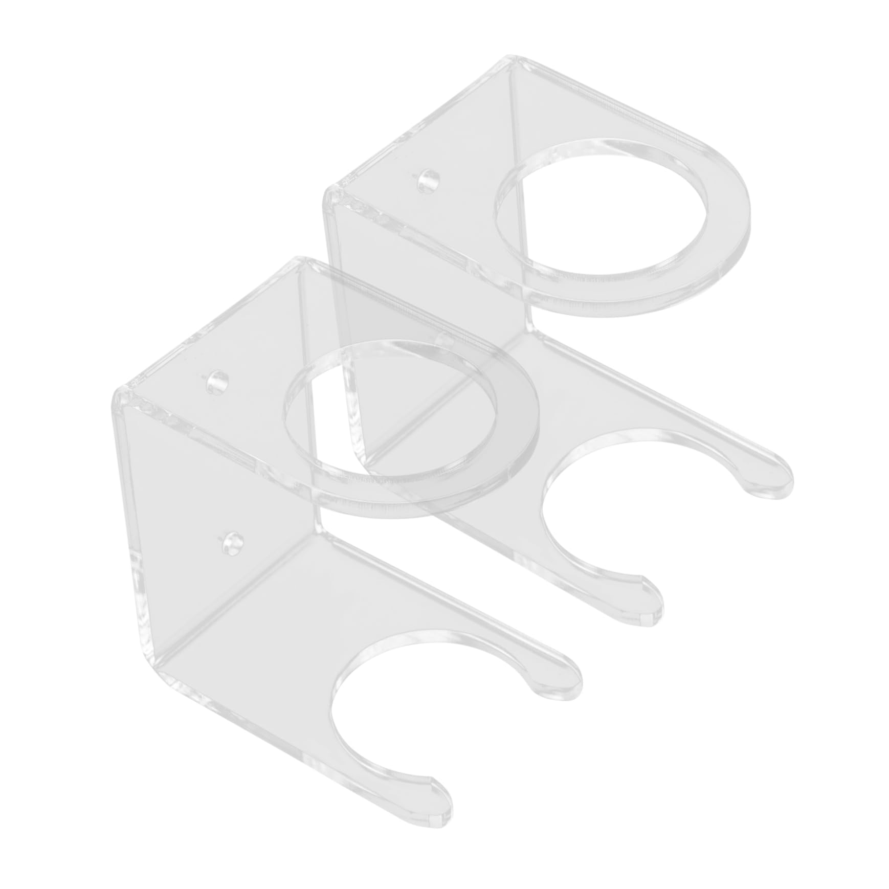 SUPVOX 2pcs Baseball Bat Rack for Wall Acrylic Bats Holder for Wall Storage Rack Stand