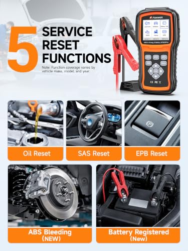 Image of NT630 Plus Upgraded, FOXWELL NT630PRO OBD2 Scanner ABS SRS Battery Tester, Auto Bleed /BMS /OIL /SAS /EPB Reset, 12V SOH Cranking Charging System Test, ABS Active Test Car Code Reader Scan Tool, Live Data