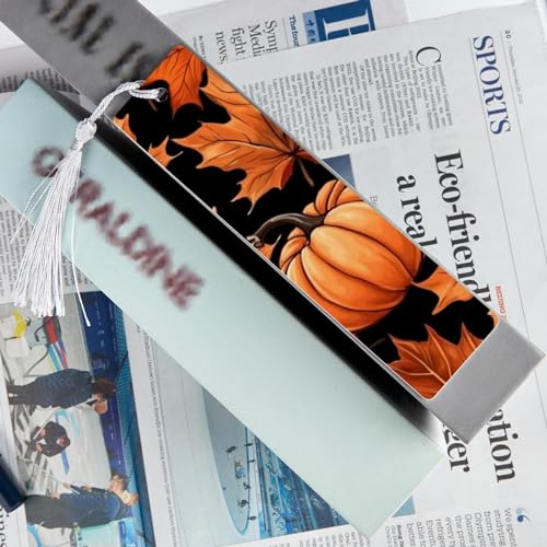 Marque-pages feuilles d érable et citrouille pour ne plus jamais perdre votre page