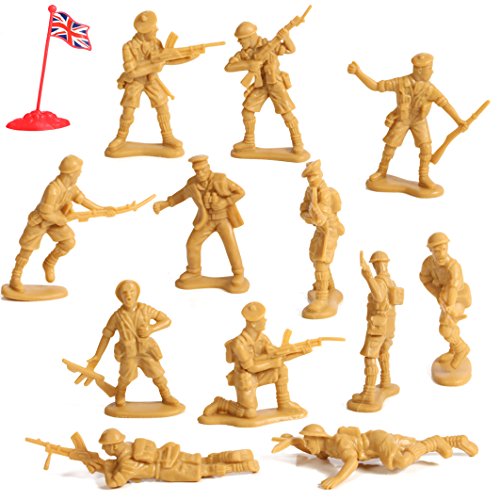 Iq Toys NC-9VTA-M5H7 Huge 300 Piece Military Base Set, 200 Soldiers & 100 Army Accessories In A Storage Container thumb #2