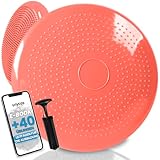 unycos - Ballsitzkissen inkl. Pumpe【Ø34 cm | Trägt 150 kg】Orthopädisches Sitzkissen...