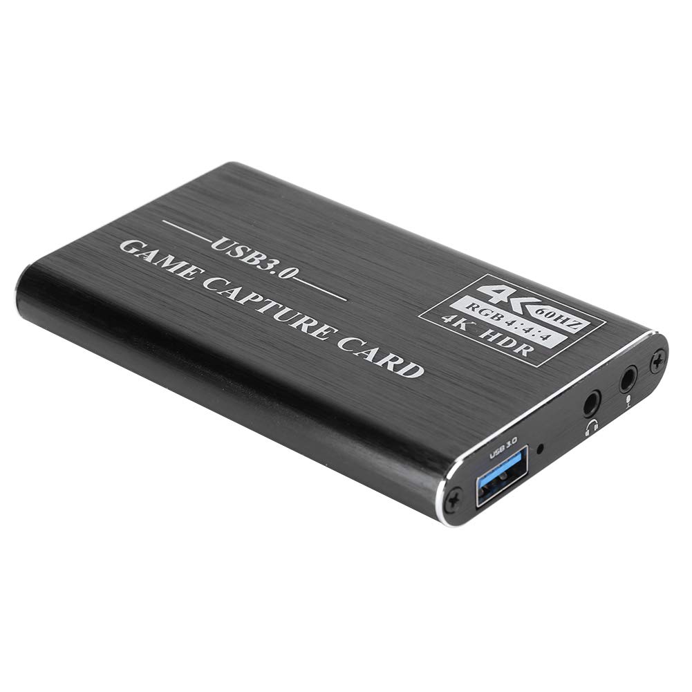 Tarjeta de captura de vídeo HDMI USB3.0, grabador de vídeo HDMI 4K 1080P con salida en bucle, caja de grabación USB 3.0 Plug and Play para transmisión en, compatible con Linux OS