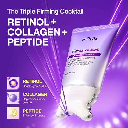 ANUA Collagen Retinol Refining Gua Sha Cream, Neck Cream For Lifting & Firming, Jawline to Décolleté, Daily Moisturizer, Fine Line Care, Neck Massager, Korean Skin Care, 2.7fl.oz - Image 3
