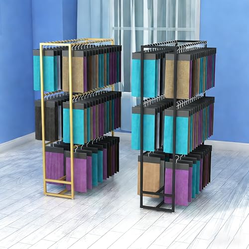 Soporte de metal multicapa profesional para exhibición textil comercial 8
