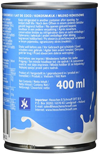 Hs Kokosmilch 20-22% Fett vietnamesischen, 12er Pack (12 x 400 ml)
