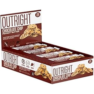 Outright Bar – Whole Food Protein Bar – 12 Pack – MTS Nutrition – Peanut Butter Chocolate Chip
