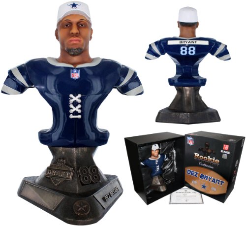 FOCO Dallas Cowboys 16'' Hand Painted Rookie Rookie Bryant, D #88 Player Bust