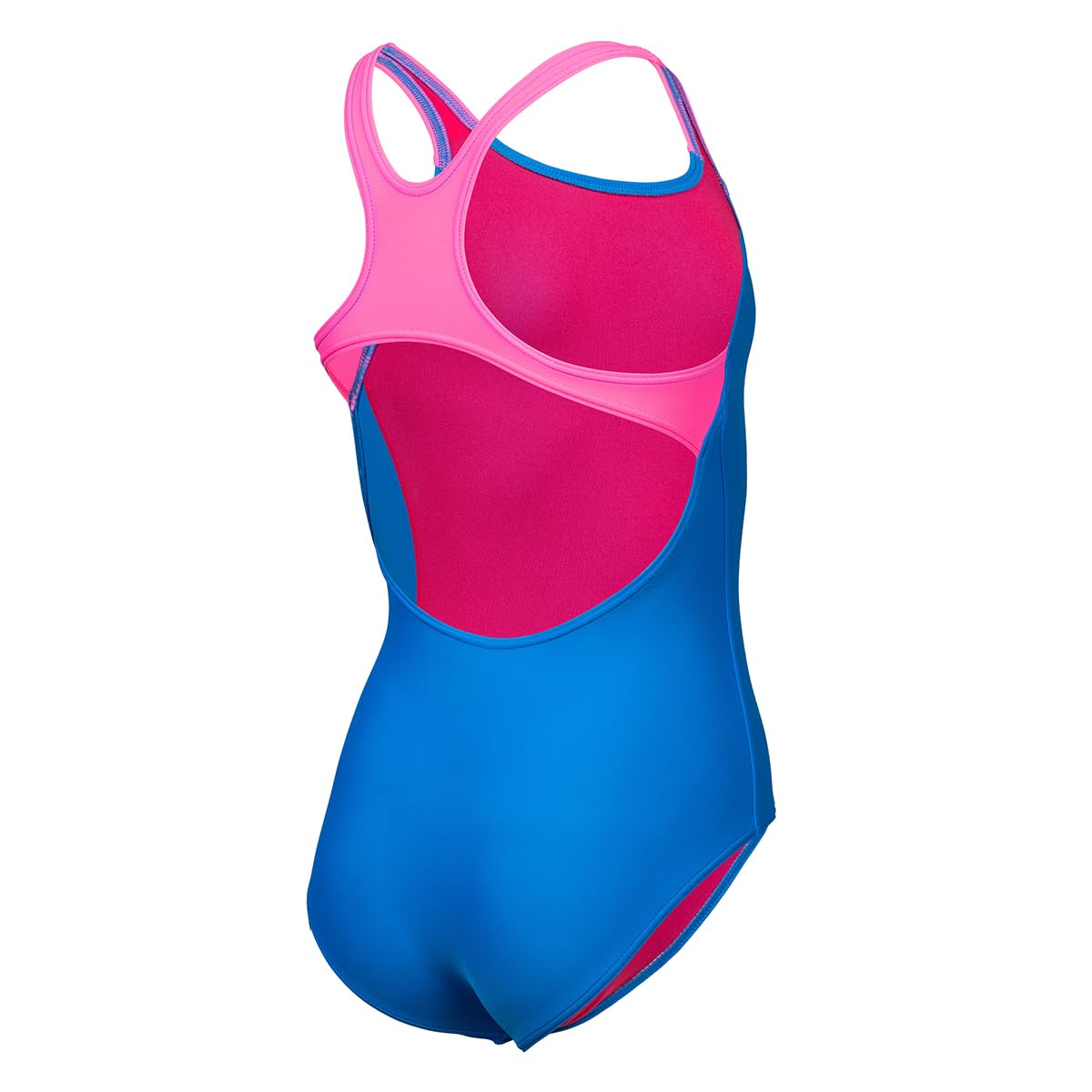 ARENA Girl's DIM Light Swimsui Blue China-Shocking PINK 116