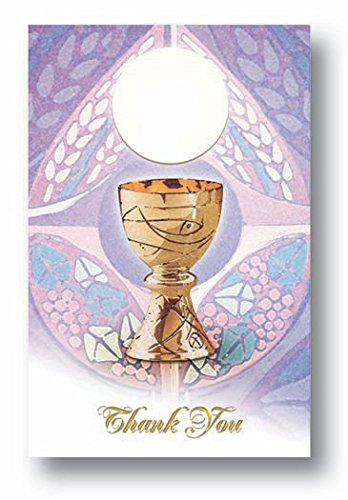 Cartes de Remerciement première Communion StealStreet - Papeterie Religieuse Souvenir Église