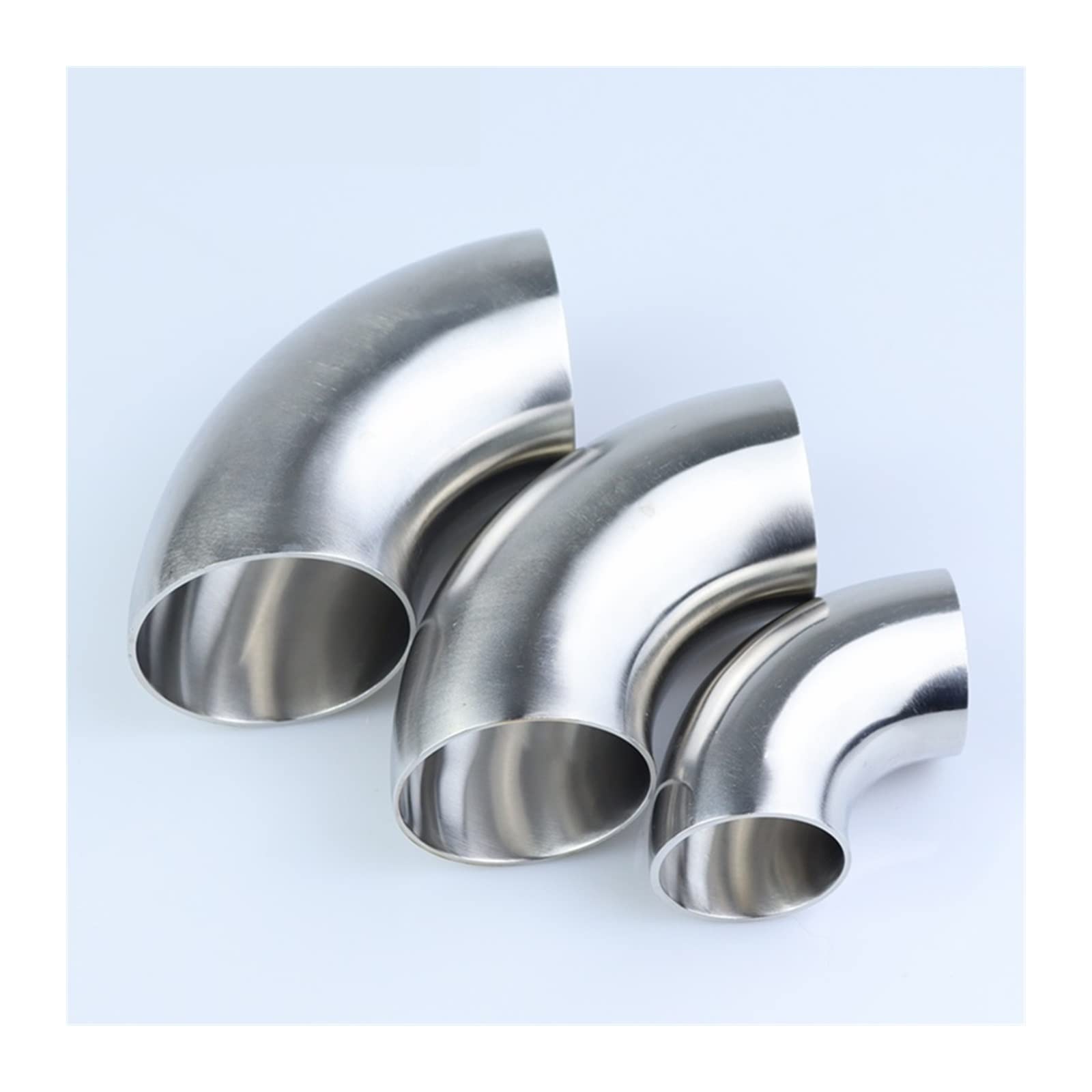 OD 16/19/22/25/28/32/34/38/45/51/57/63/76/89/102mm 304 Stainless Steel Elbow Welding 90 Degree Pipe Fittings Cheerfully (Size : Pipe OD 102mm)
