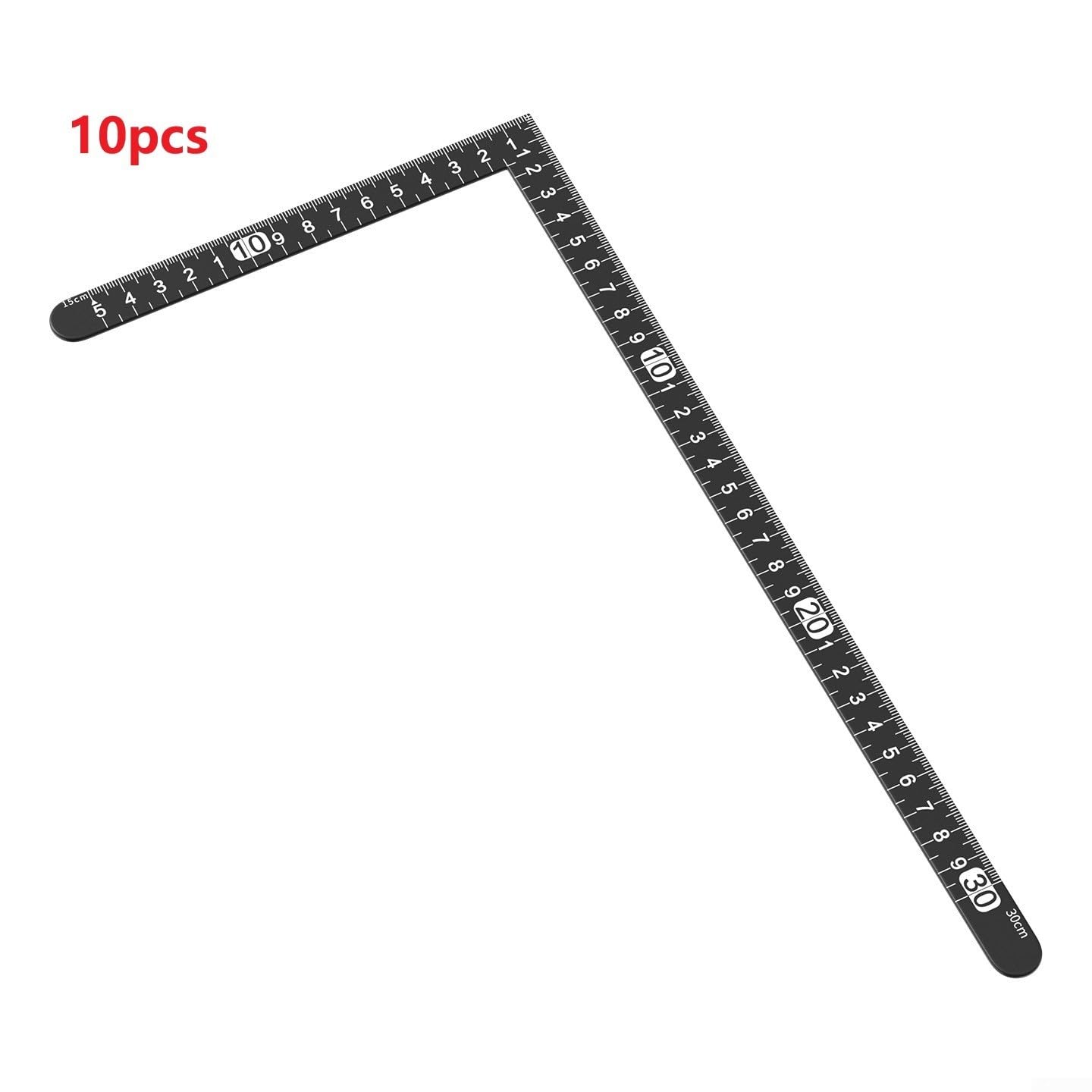 Carbon Steel Angle Ruler 30cm Double Sided Metric