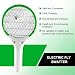 CBROSEY Raqueta Matamoscas Electrica,Raqueta Matamoscas,Antimosquitos Recargable Raqueta Matamoscas Electrica, Matamoscas Electrico Recargable...