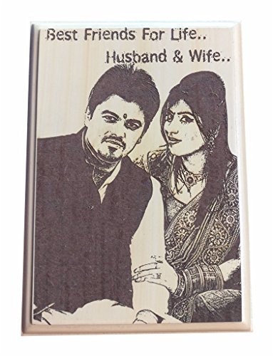 Personalised Wooden Engraved Plaque Perfect Gift for Retirement (Cream Color) 5 x 7 inch