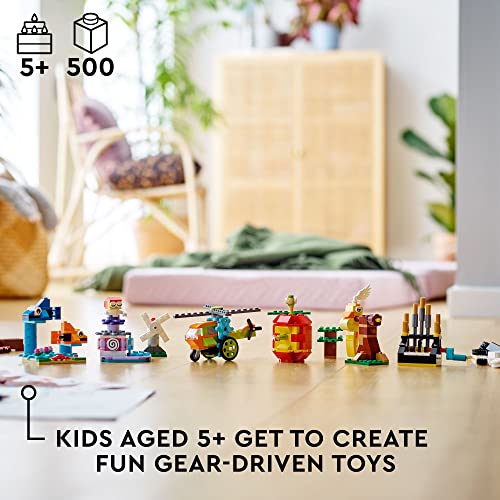 Classic Bricks and Functions 11019 Kids’ Building Kit with 7 Buildable Toys for Kids Aged 5 and Up (500 Pieces) - Lego - Immagine 1