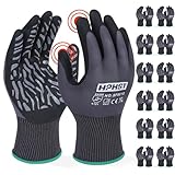 HPHST Work Gloves Micro-Foam Nitrile Coated,...