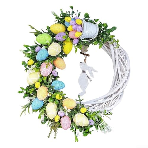 Catálogo para Comprar On-line Coronas y guirnaldas - los preferidos. 50 Corona de conejo de Pascua, colgante de conejo, corona de Pascua para puerta delantera, diseño de conejo, decoración de primavera, corona de conejo de bienvenida, guirnalda de...