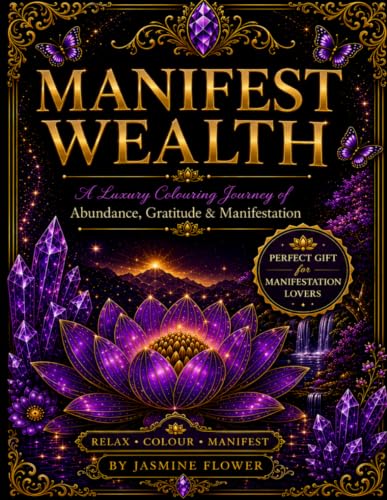 Manifest Wealth Colouring Book: A Luxury Colouring Journey of Abundance, Gratitude & Manifestation (The Manifest Colouring Book Series) image 2