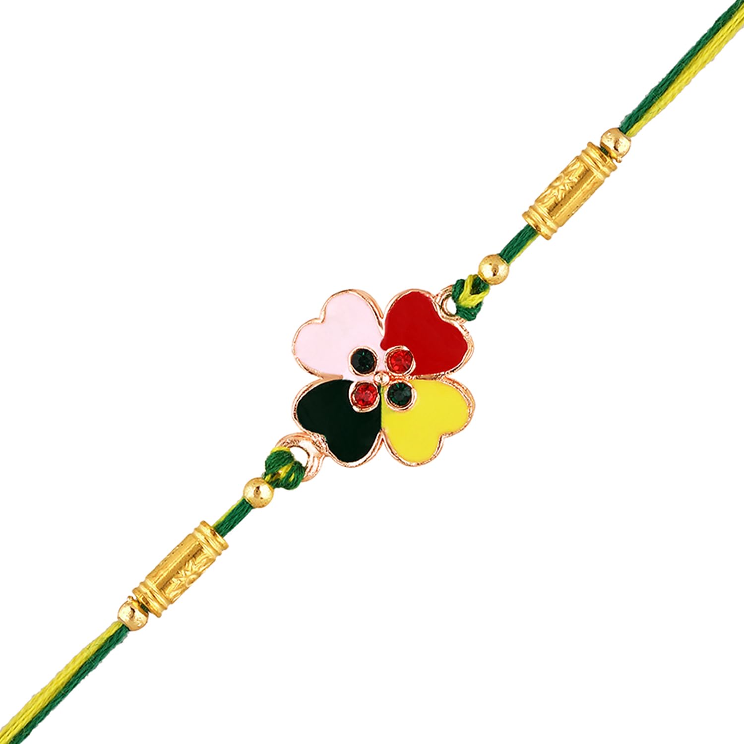 Mahi Floral Multicolor Meenakari Work Rakshabandhan Rakhi with Crystals for Brother, Bhai, Bro (RA1100743M) (B0D78Z9DS6) Amazon Price History, Amazon Price Tracker