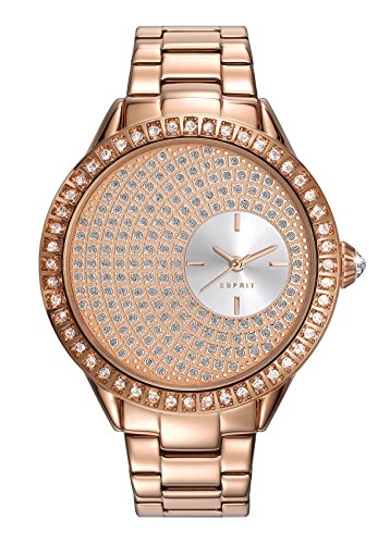 Preisvergleich Produktbild Esprit Damen Datum klassisch Quarz Uhr mit Edelstahl Armband ES109552003