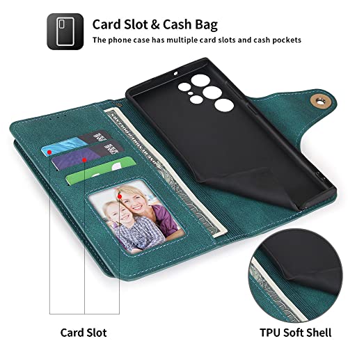 Funda de cuero para Galaxy A73 5G que soluciona la rotura de pantallas y pérdida de tarjetas 3