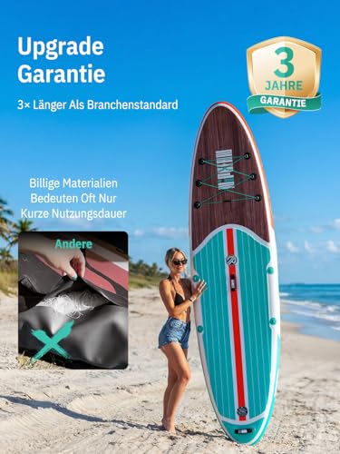 Niphean SUP Board mit Sitz, Farbe: Classic Wood Grain - 4