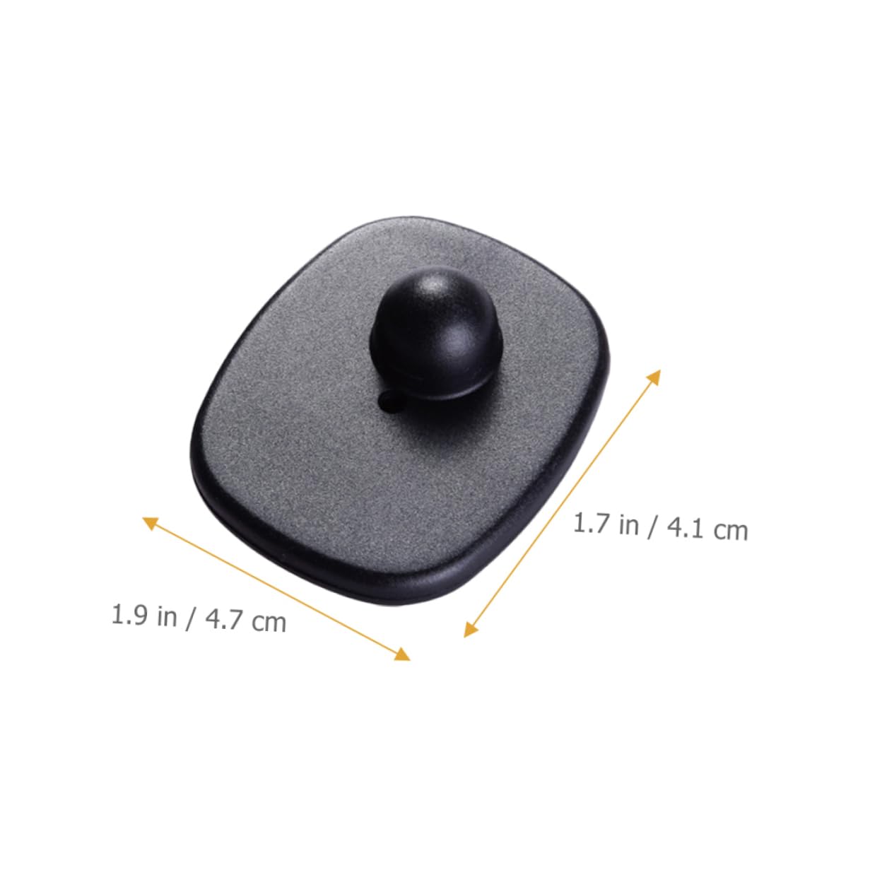 SOLUSTRE 1 Set Per Abbigliamento Antitaccheggio Anti Etichette Per Vestiti Etichette Magnetiche Per Vestiti Etichetta Antifurto Per Vestiti Abs Black 50 Pezzi