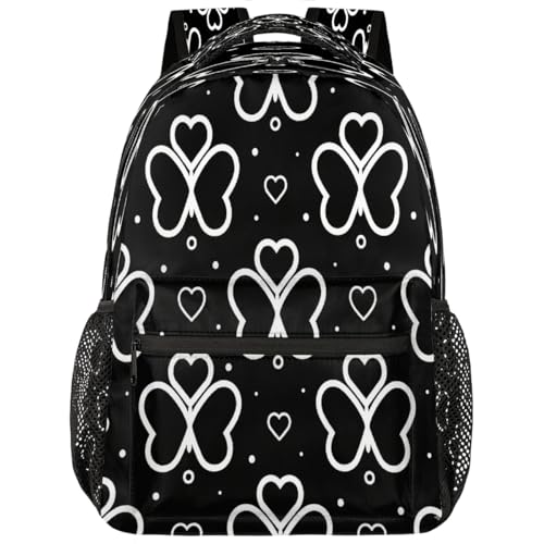 Mochila escolar de viaje para estudiantes universitarios con estampado de mariposa