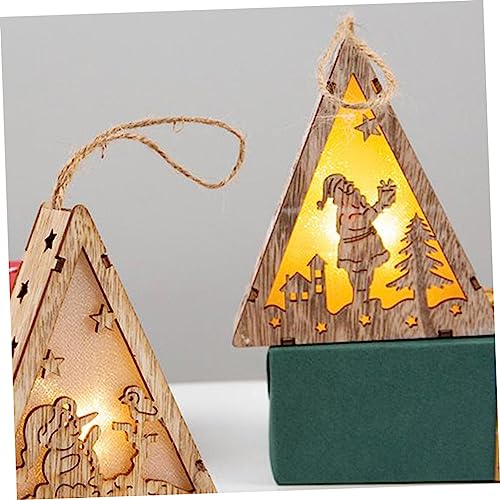LABRIMP Luz Decoração De Janela Decoração De Mesa Decorações De Estrela Pingente De Estrela De Natal