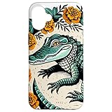 ワニイラスト ワニ好きデザイン スマホケース iPhone 16 Plus 用